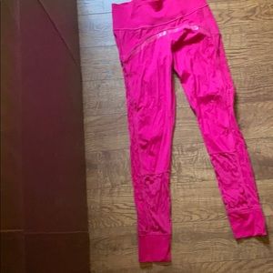 Stella McCartney Adidas fuschia pink leggings